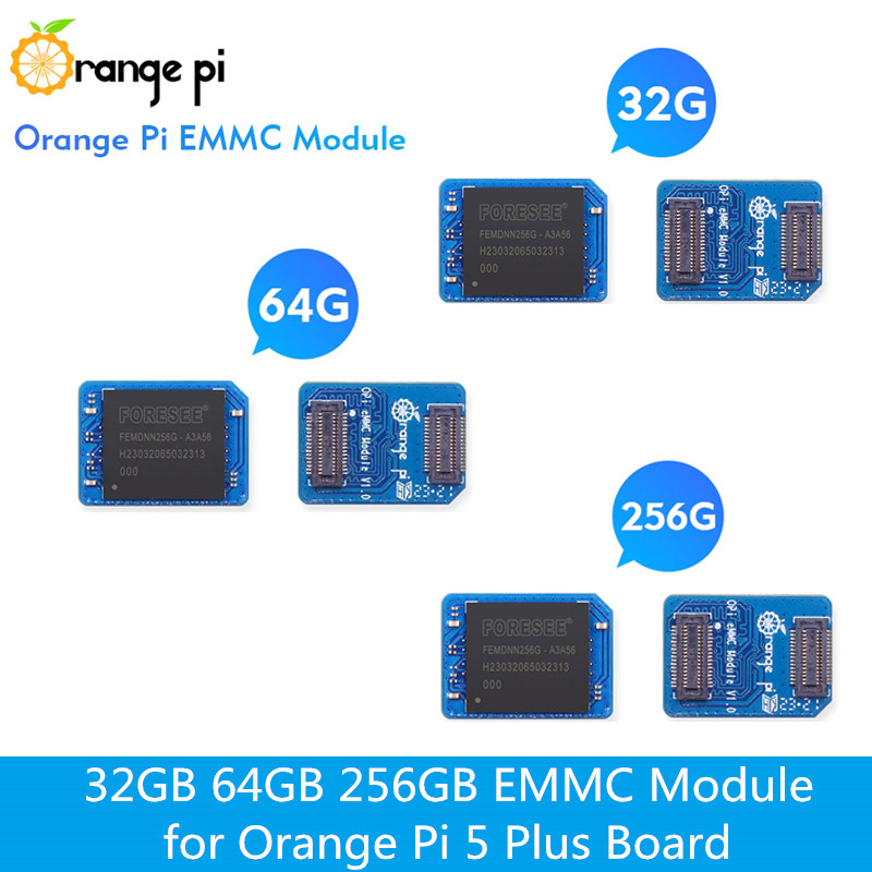 Модуль EMMC Orange Pi 32 ГБ, 6 – обзор и цена Orange Pi 5 Plus 16Gb